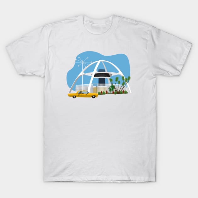 LAX theme building T-Shirt by jenblove